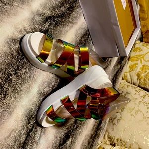 Beautiful multicolor sandals